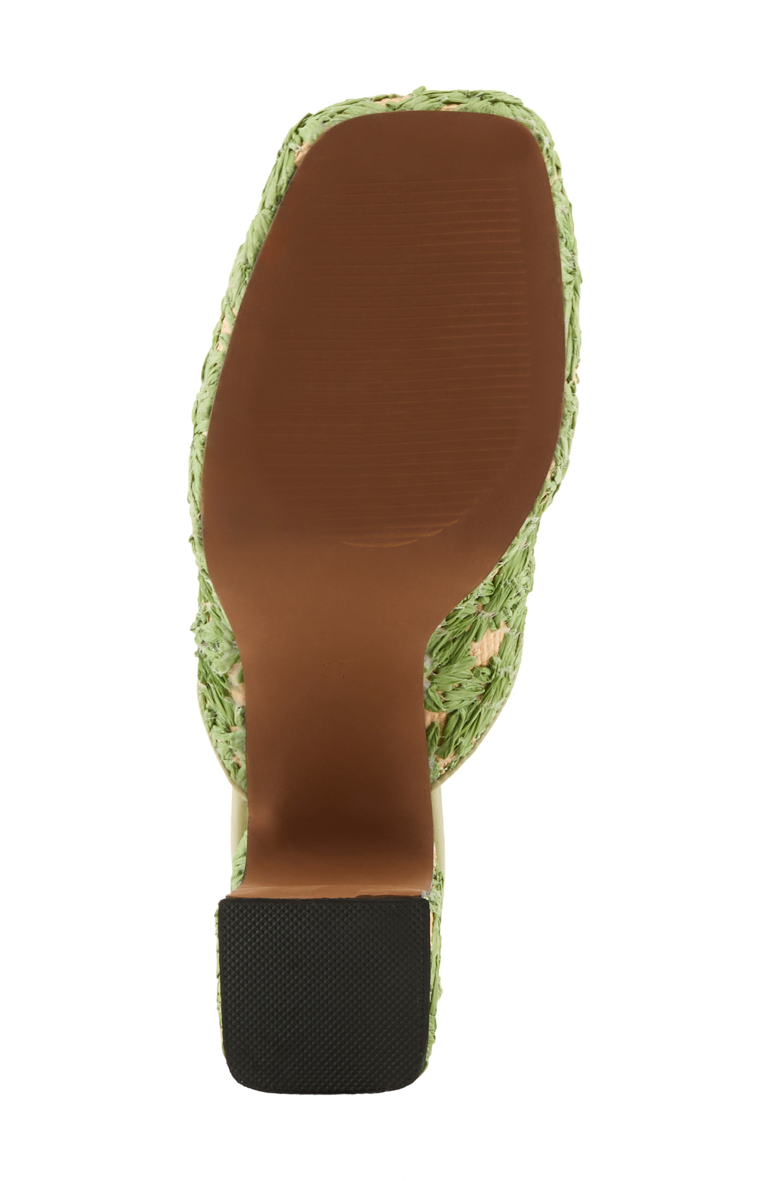 AZURA BY SPRING STEP Mustbeluv Platform Slide Sandal, Alternate, color, Green Multi