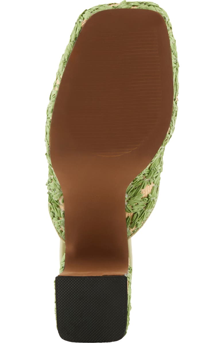 AZURA BY SPRING STEP Mustbeluv Platform Slide Sandal, Alternate, color, Green Multi