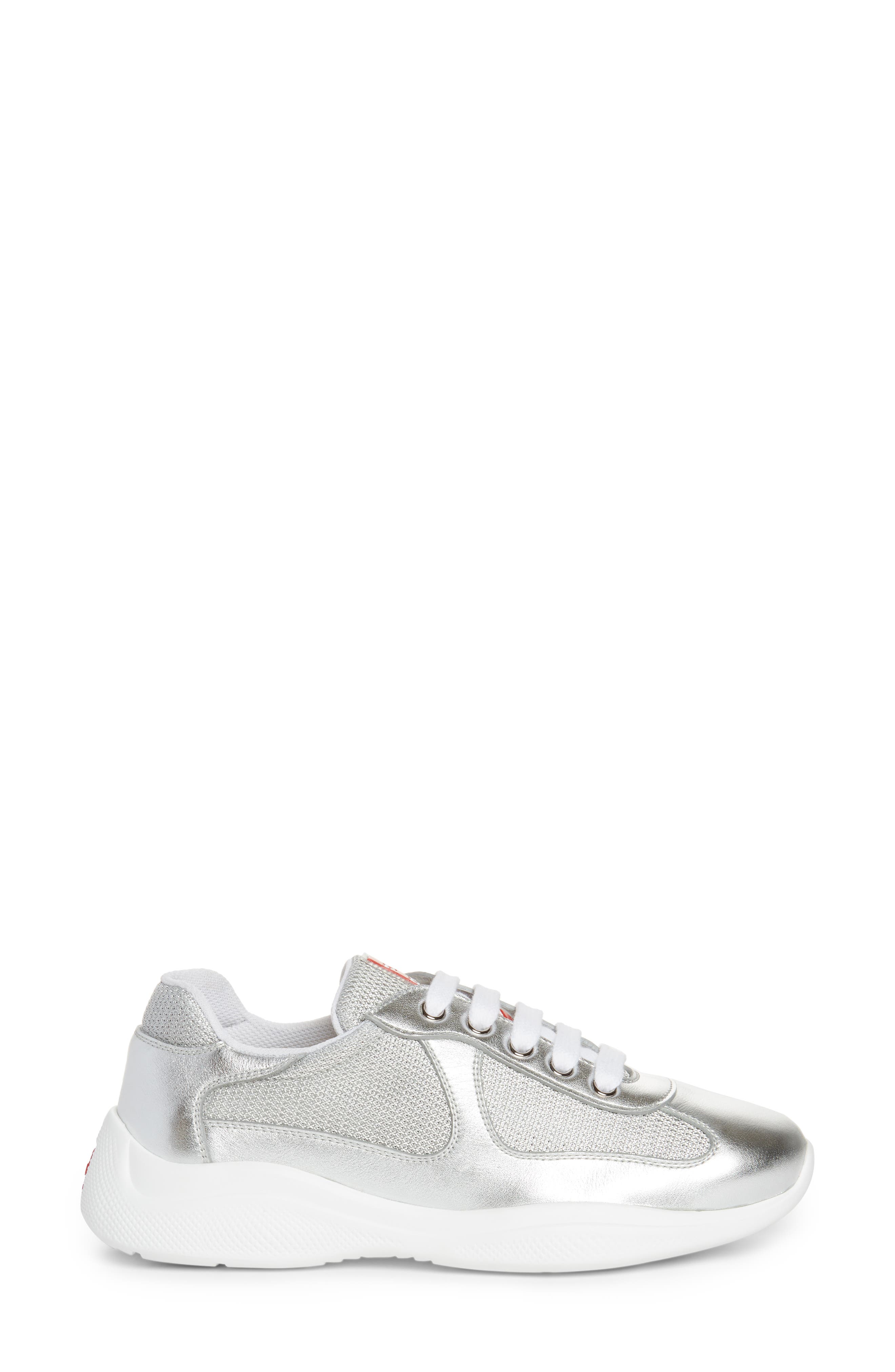 Low-Top Sneaker, Alternate, color, SILVER