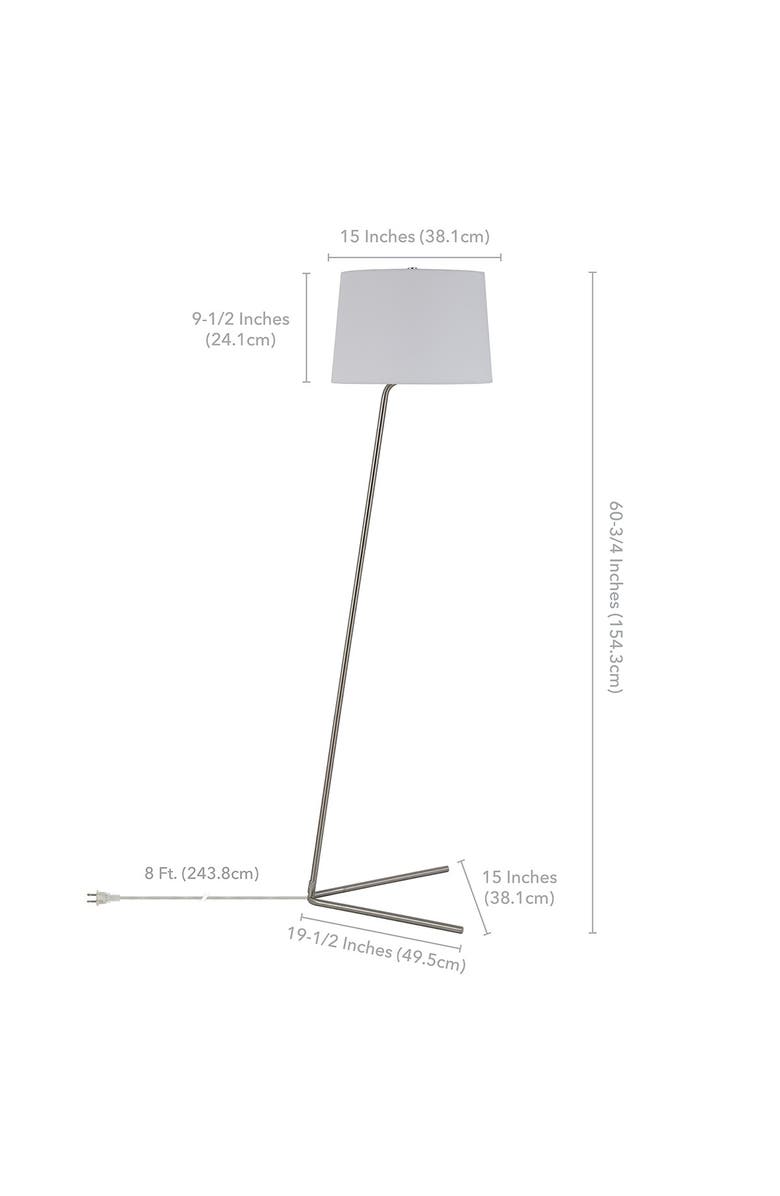 ADDISON AND LANE Markos Floor Lamp - Nickel, Alternate, color, 