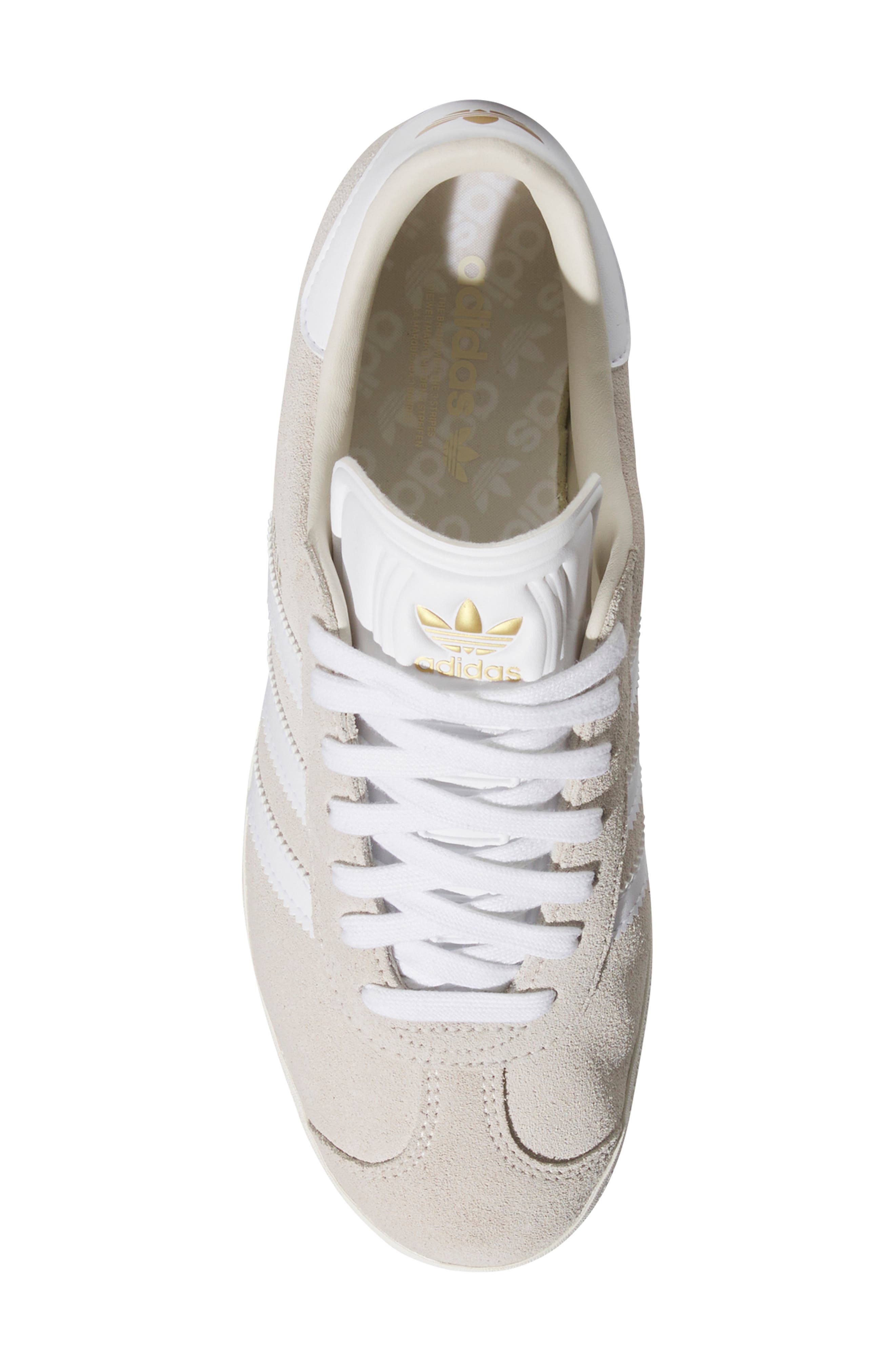 adidas Gazelle Spikeless Golf Shoe, Alternate, color, Alumin/Ftw