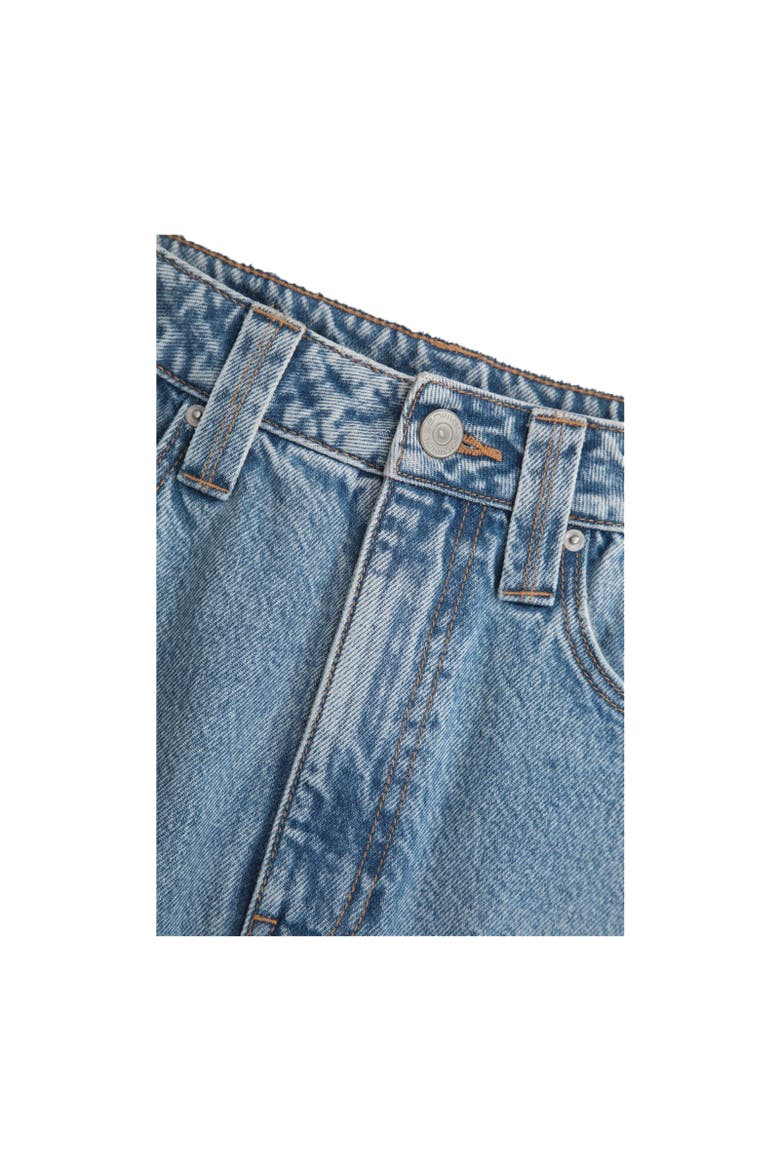 Denim Midi Skirt, Alternate, color, Blue