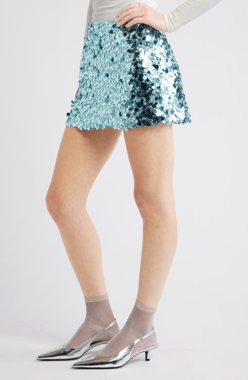 Bp. Sequin Miniskirt In White