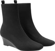 VIVAIA Margot Wedge Bootie Square-Toe Water-Repellent Boots