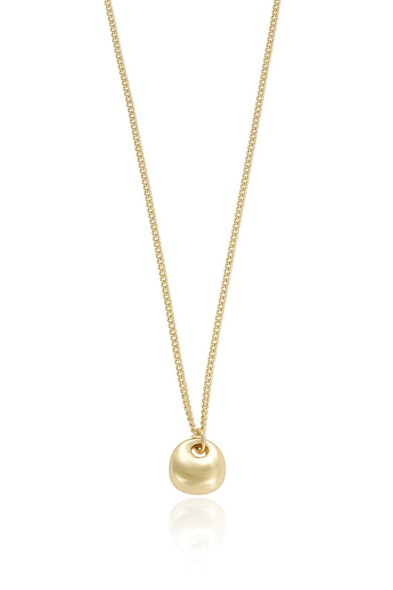 Pebble Pendant Necklace, Main, color, GOLD