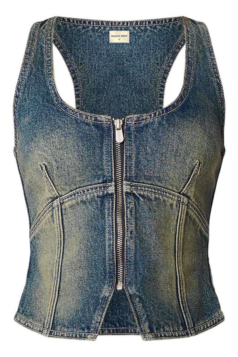 Addison Denim Vest, Alternate, color, ZAHLI