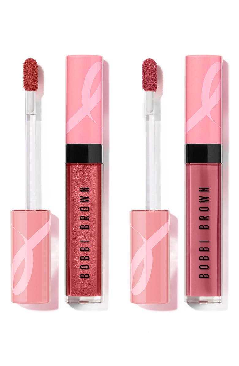 Bobbi Brown Proud to Be Pink Crushed Oil Infused Lip Gloss Duo $66 Value, Main, color, 