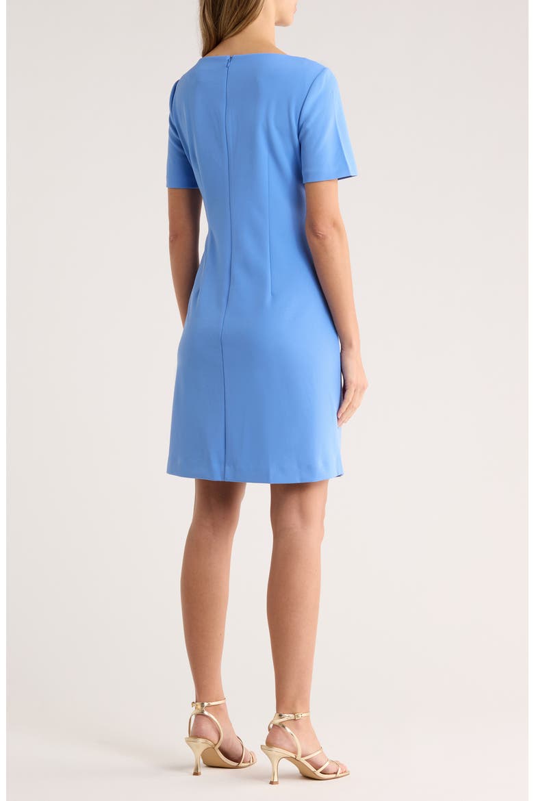 eliza j bateau neck fit & flare dress Eliza J Bateau Neck Fit Flare Dress Midi Navy Blue sz 2 NWOT