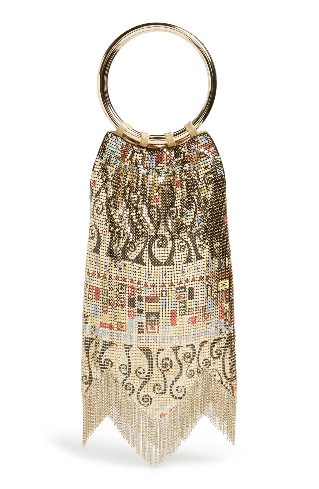 'Vienna' Metal Mesh Handbag, Alternate, color, MULTI