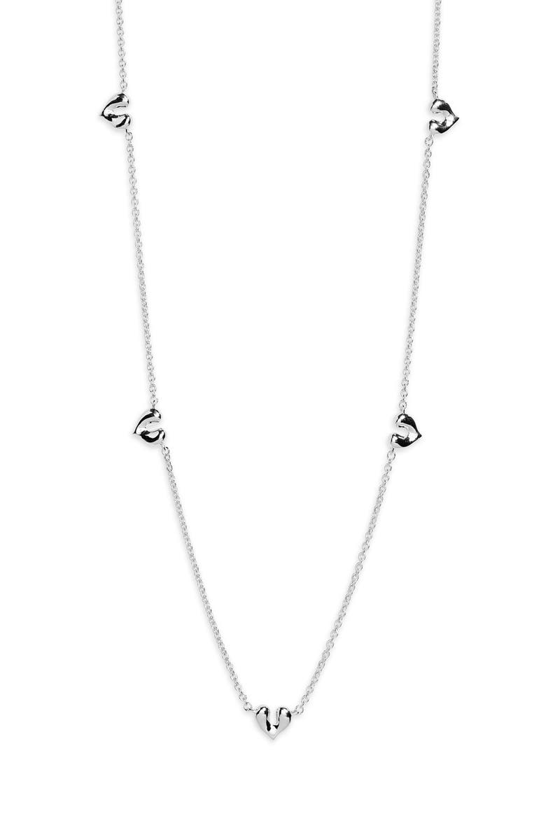 Missoma Molten Heart Mini Charm Choker, Main, color, 