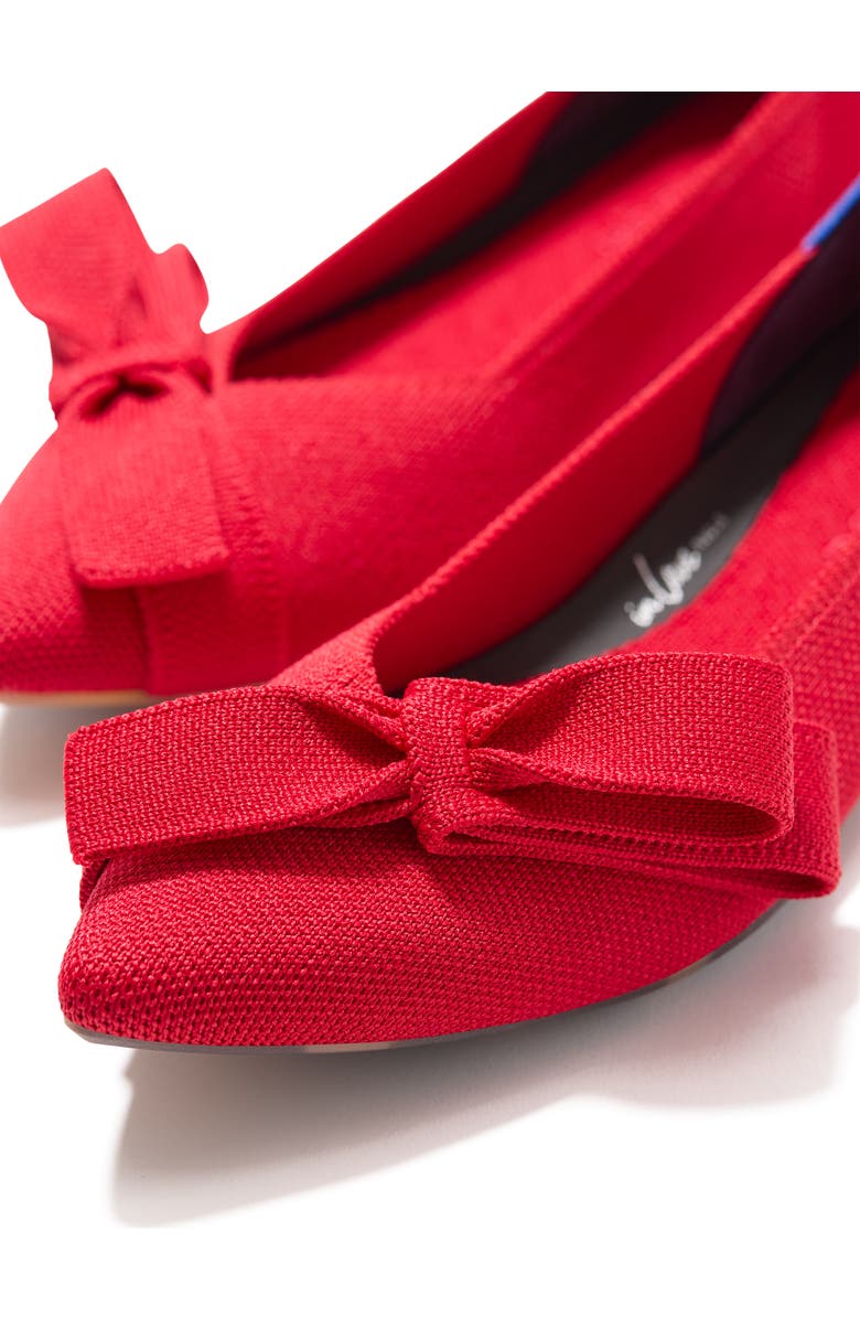 Rothy's The Bow Point II, Alternate, color, Cupid
