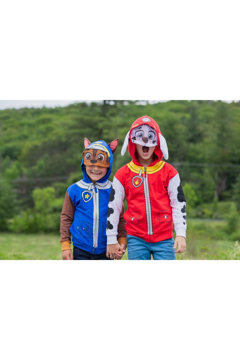 Fleece Zip-Up Hoodie, Alternate, color, Chase Blue