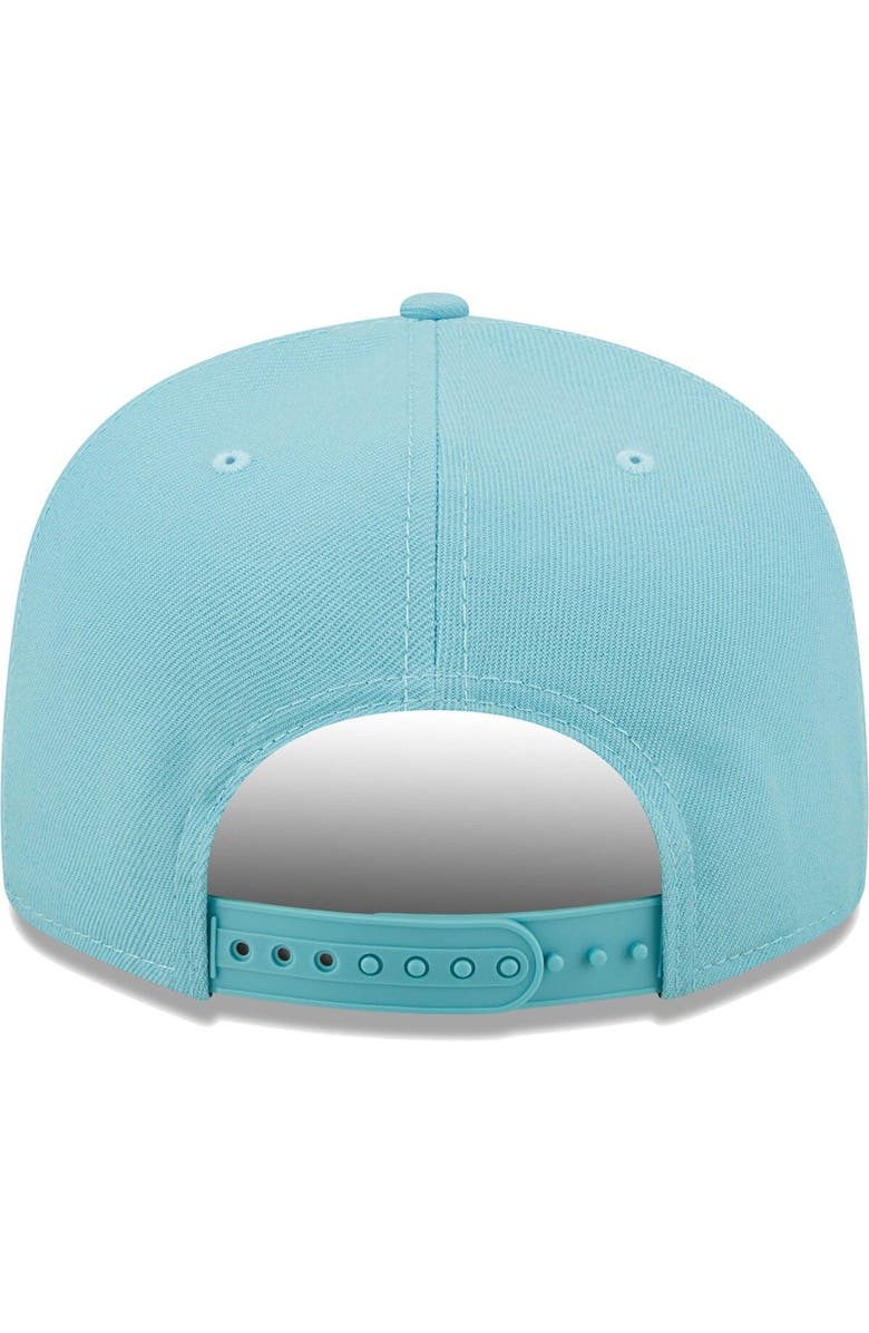 New Era Men's New Era Aqua Los Angeles Rams Color Pack 9FIFTY Snapback Hat, Alternate, color, Aqua