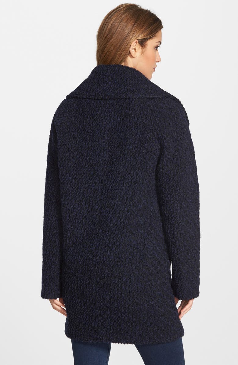 Calvin Klein Wool Blend Bouclé Boyfriend Coat, Alternate, color,