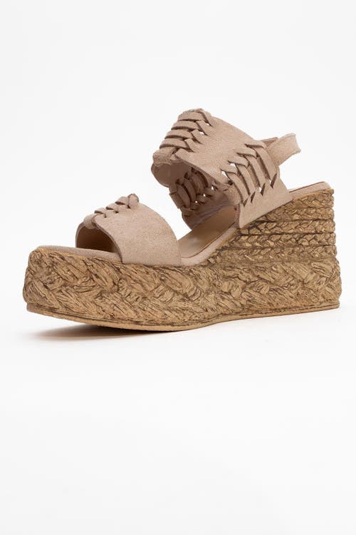 Forever & Always Shoes Olien Suede Leather Platform Espadrilles