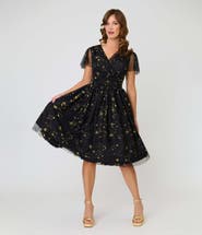 Unique Vintage Midori Swing Dress