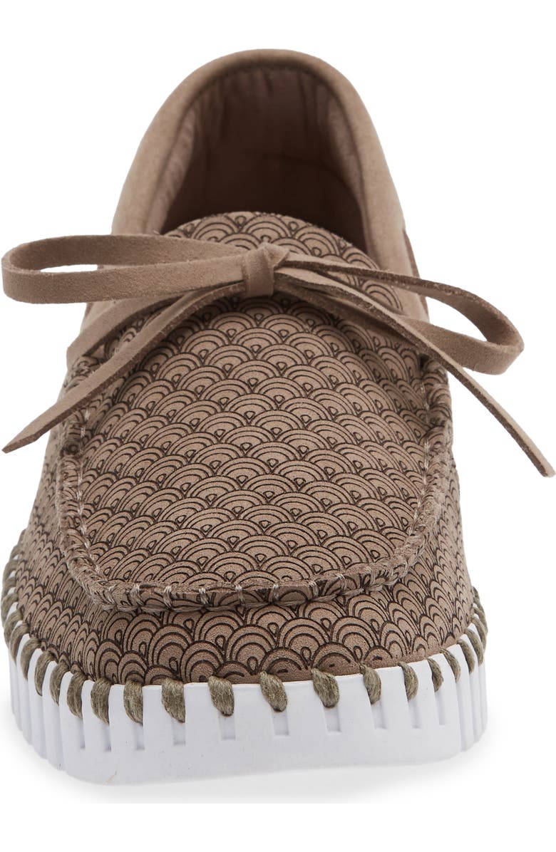 Ilse Jacobsen Tulip Print Sailor Shoe, Alternate, color, Falcon