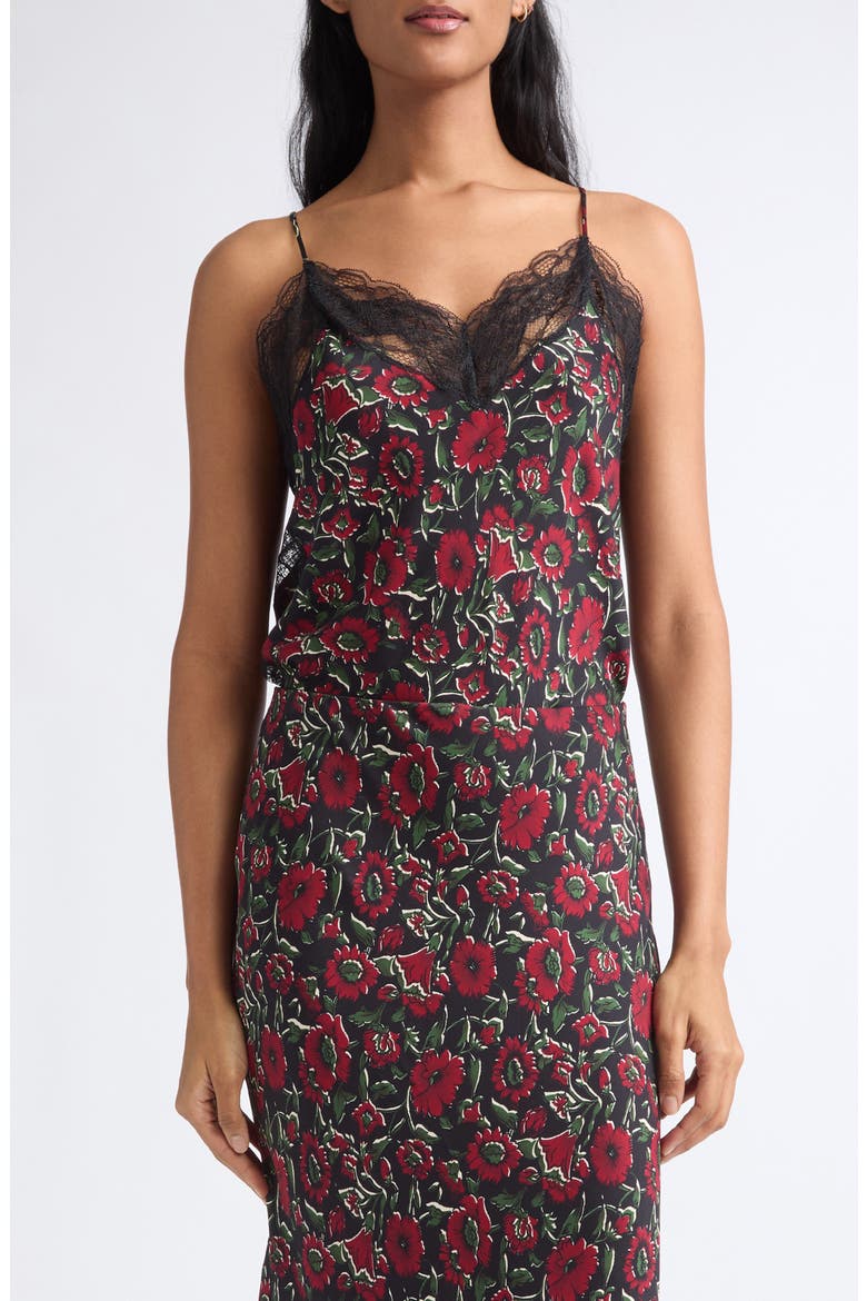 Johanan Silk Blend Camisole, Main, color, CARDINAL RED MULTI