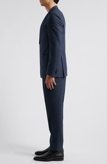 Huge Plaid Stretch Wool Suit