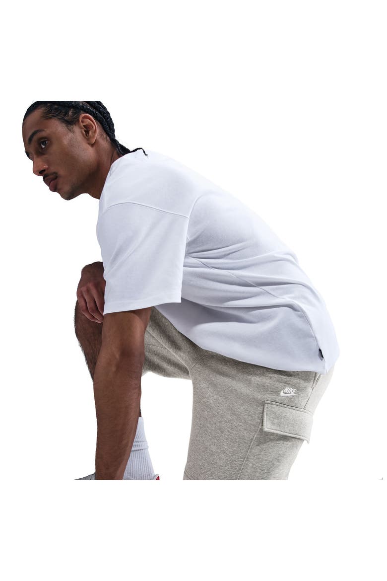 Brushed Fleece Cargo Shorts, Alternate, color, DARK GREY HEATHER/ LIGHT GREY