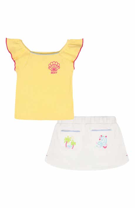 Roxy Kids' Graphic Top & Skirt Set