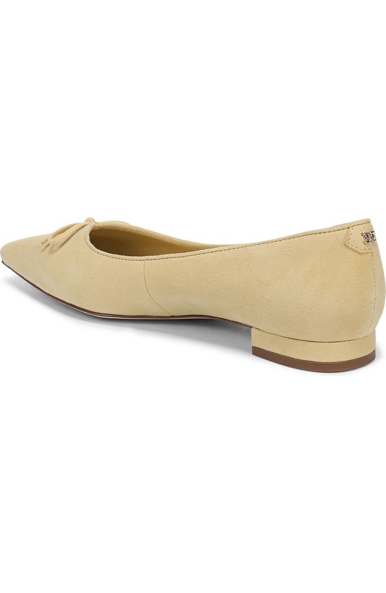 Sam Edelman Esmira Pointed Toe Flat, Alternate, color, Dusty Yellow