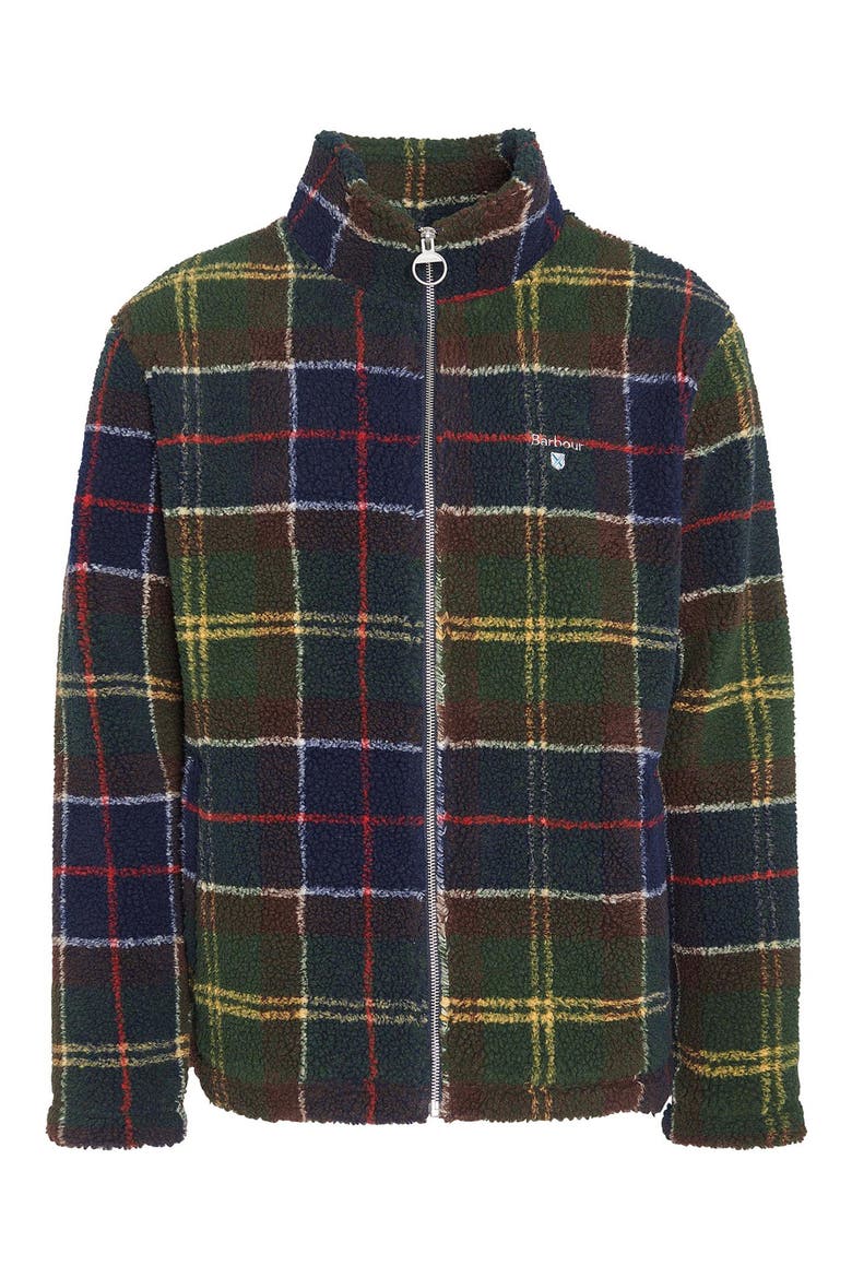 Tartan Faux Shearling Jacket, Alternate, color, CLASSIC TARTAN