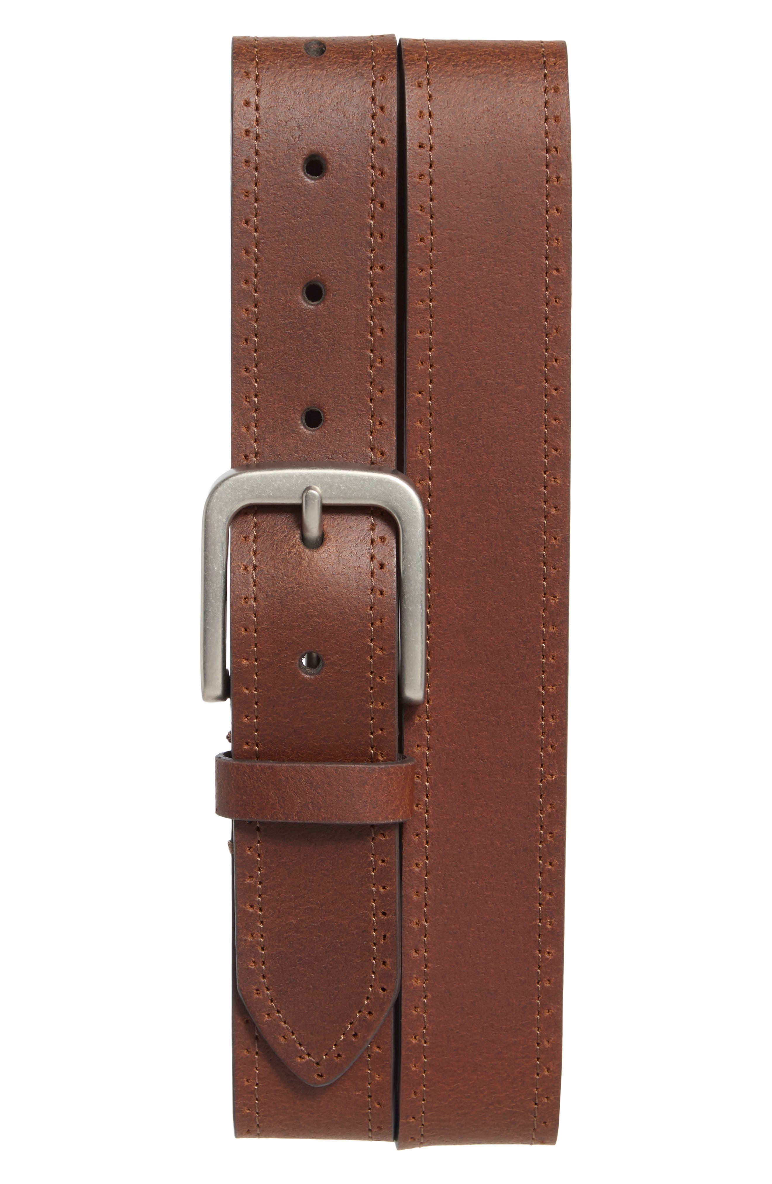 Stitched Leather Belt