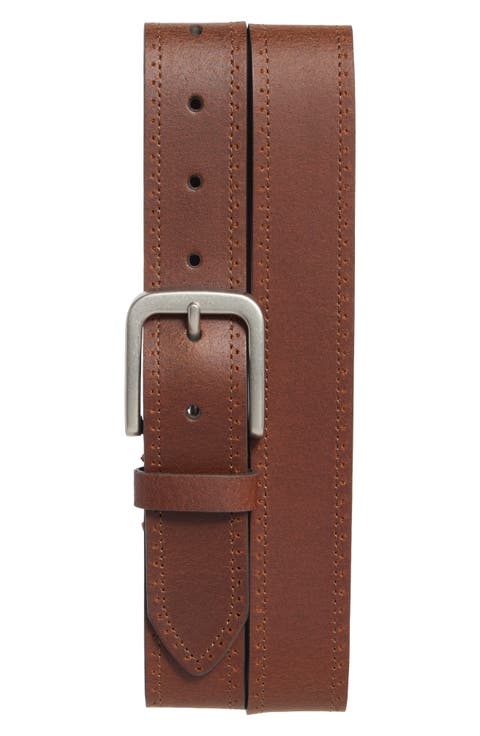 Stitched Leather Belt