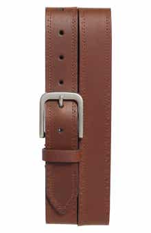 Stitched Leather Belt