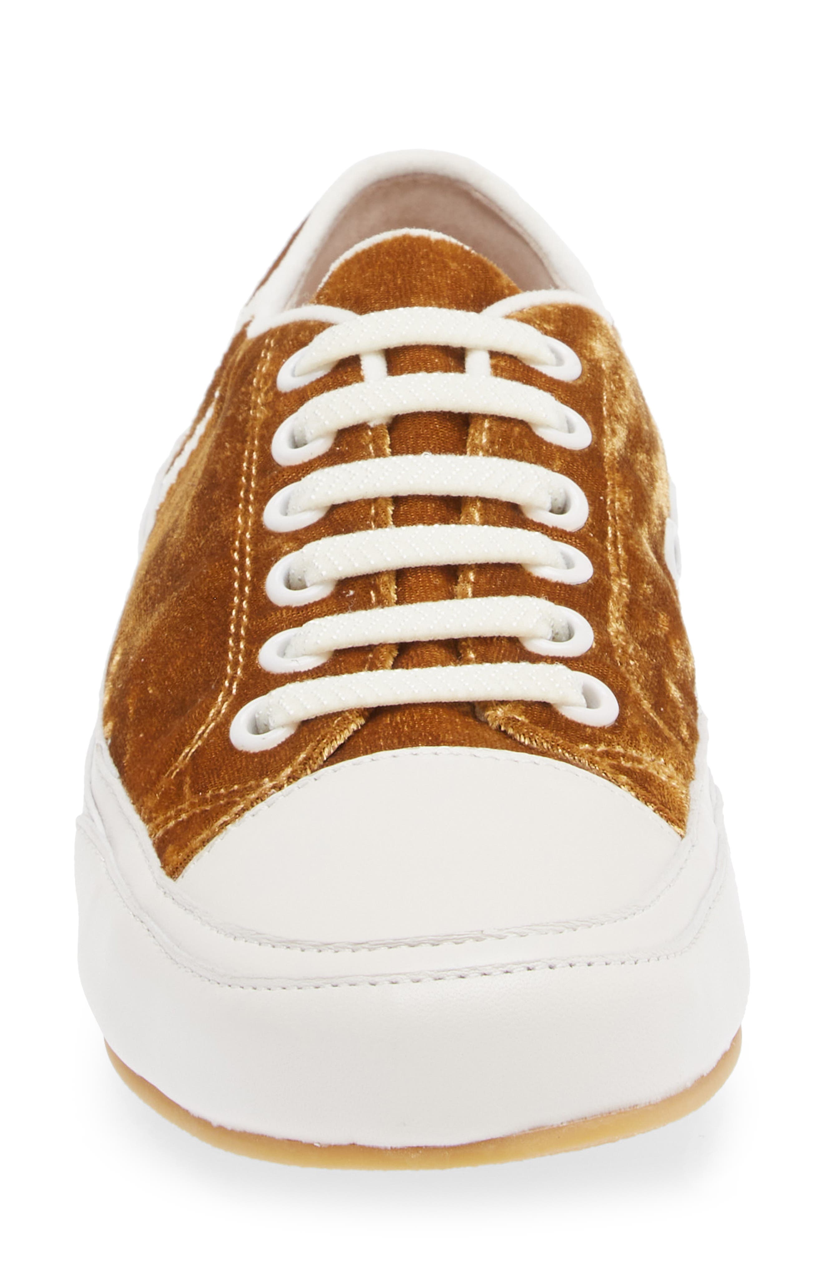 Rookie Sneaker, Alternate, color, GOLD VELVET