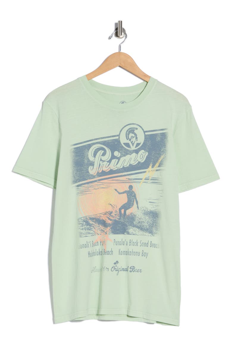 Scribble Primo Surf Graphic T-Shirt, Alternate, color, GREEN