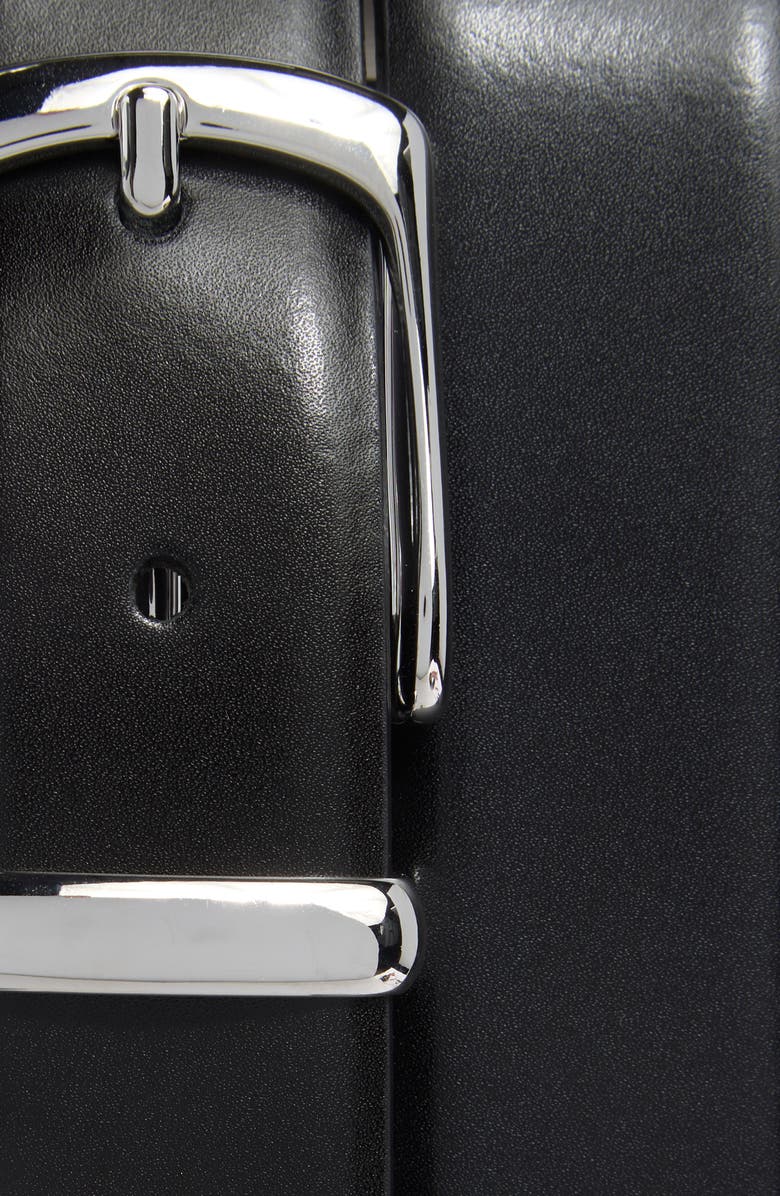 Nordstrom Cory Leather Belt, Alternate, color, Black