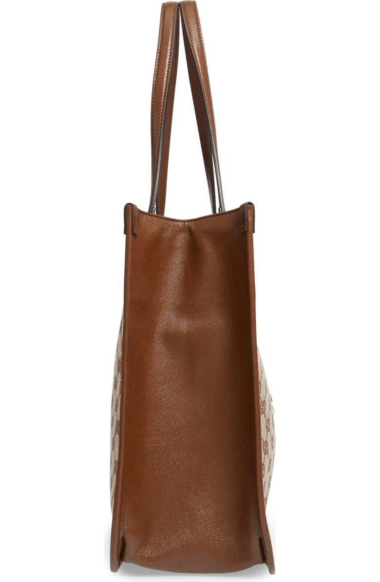 Gucci 1955 Horsebit GG Original Canvas Tote, Alternate, color,