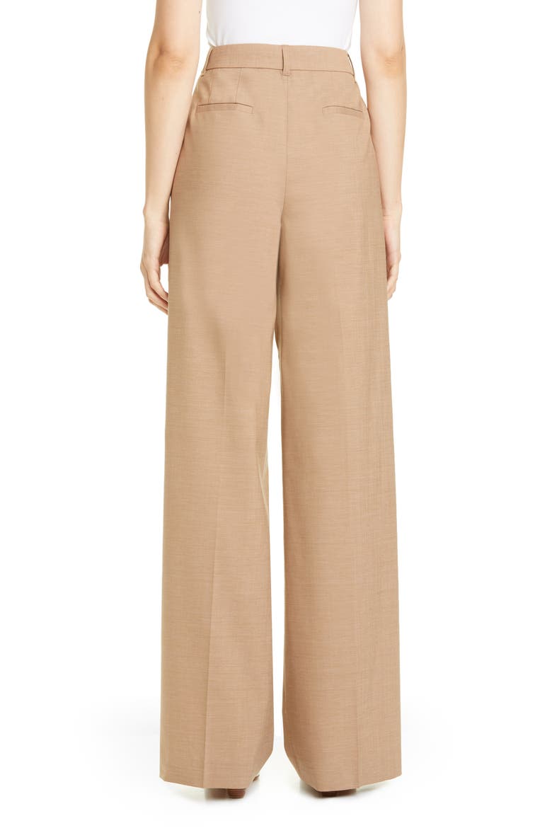 Dalton Stretch Wool Wide Leg Pants, Alternate, color, TEAK MULTI