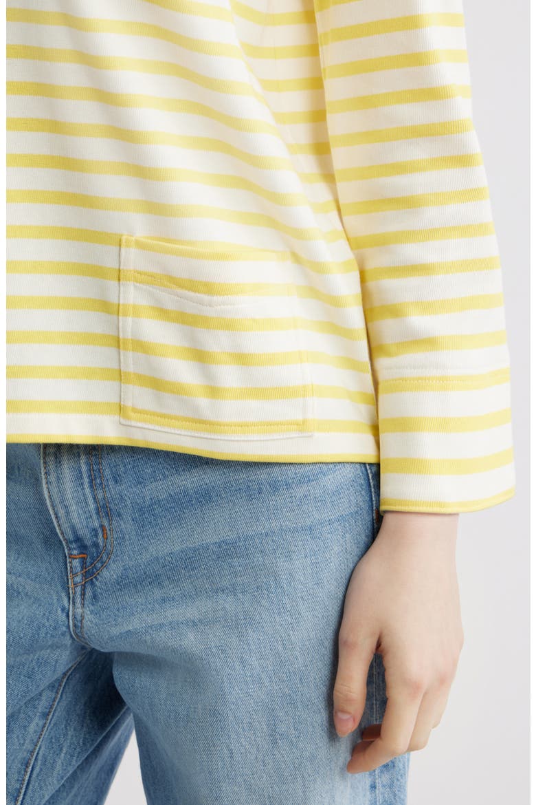 Mariner Stripe Jersey Shirt, Alternate, color, SUNFISH YELLOW/ DECKWASH WHITE