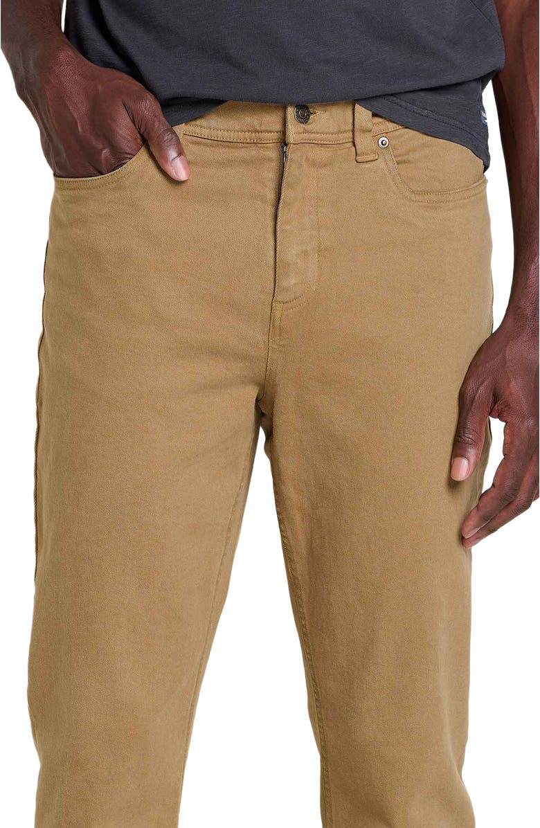 Toad & Co Men's Balsam Slim Jean, Alternate, color, Honey Brown