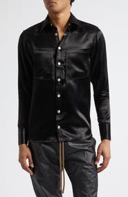 JKEEFER Greg Satin Western Shirt