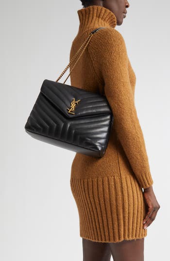 【関税＆送料込み】Saint Laurent Medium Loulou Shoulder Bag Saint Laurent Loulou Medium YSL Chain Shoulder Bag in