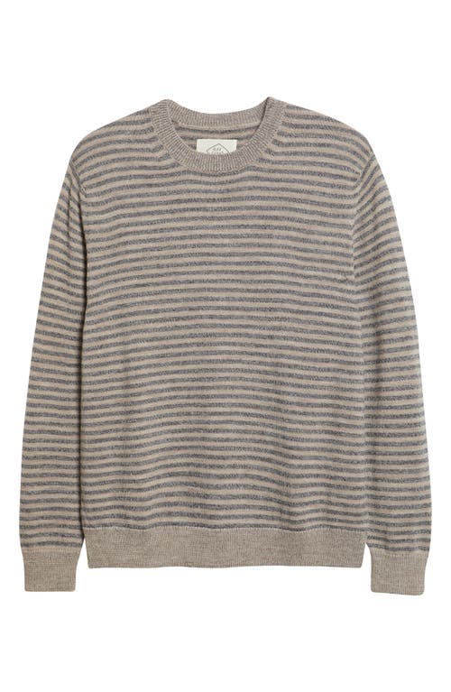 Alex Crane  Campo Merino Wool Crewneck Sweater In Gray