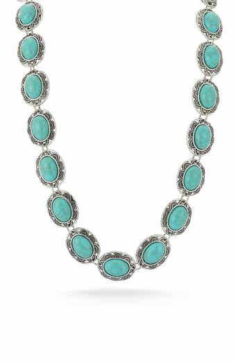 SPHERA MILANO Faux Turquoise Necklace