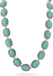 SPHERA MILANO Faux Turquoise Necklace