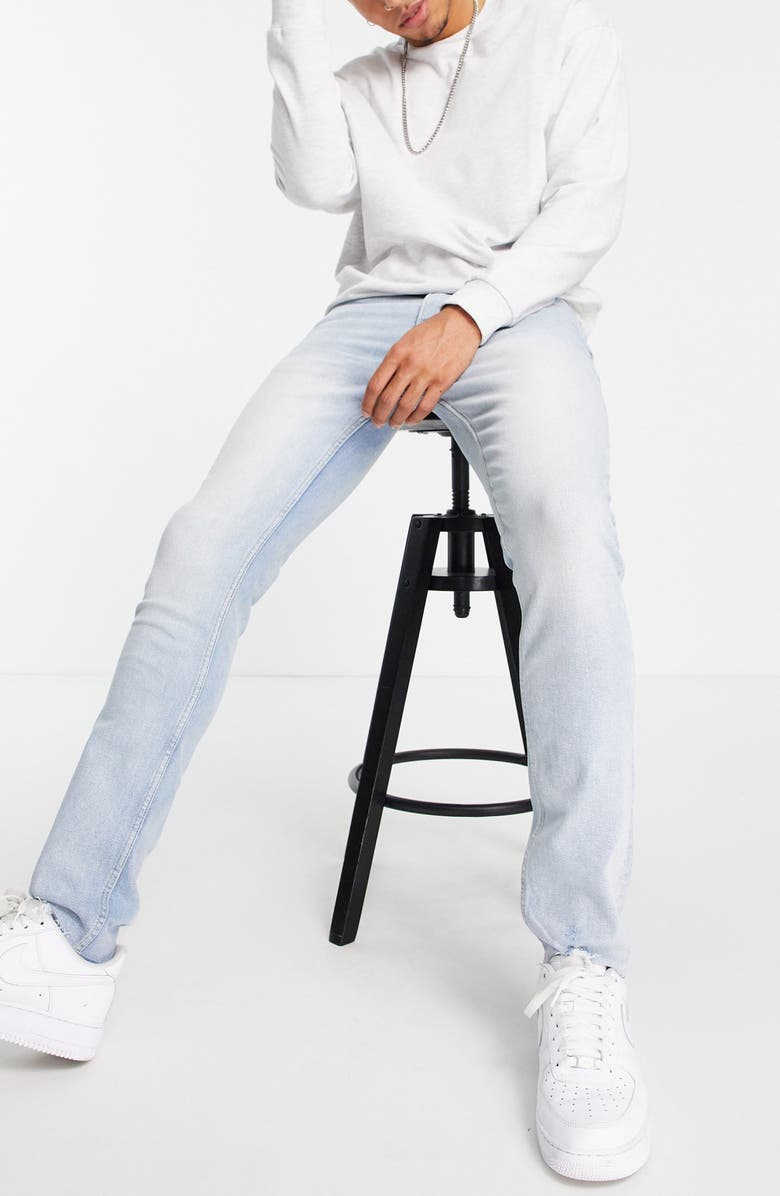 Topman Stretch Skinny Jeans, Alternate, color,