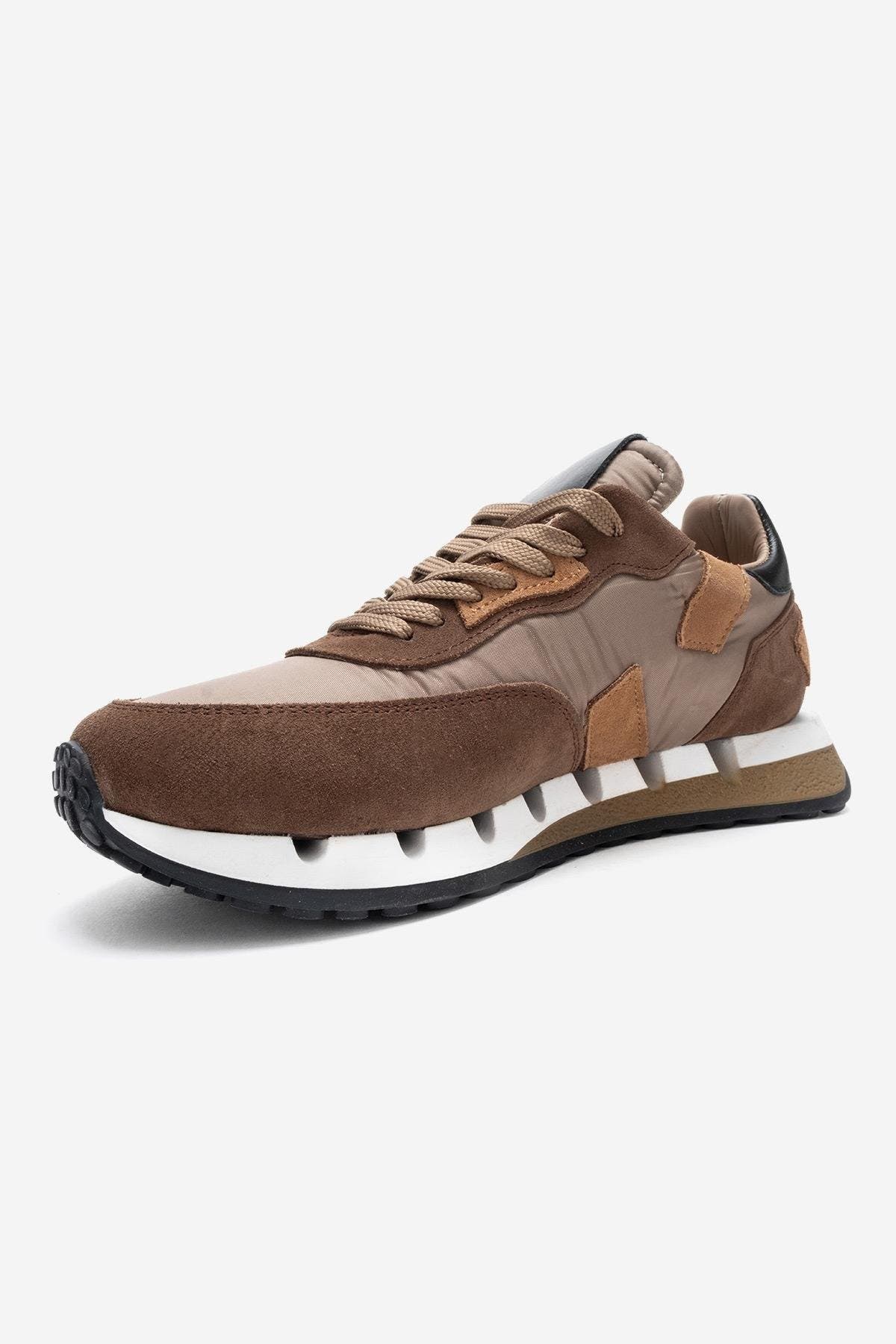 Forever & Always Shoes Vian Leather Platform Sneaker, Alternate, color, Beige