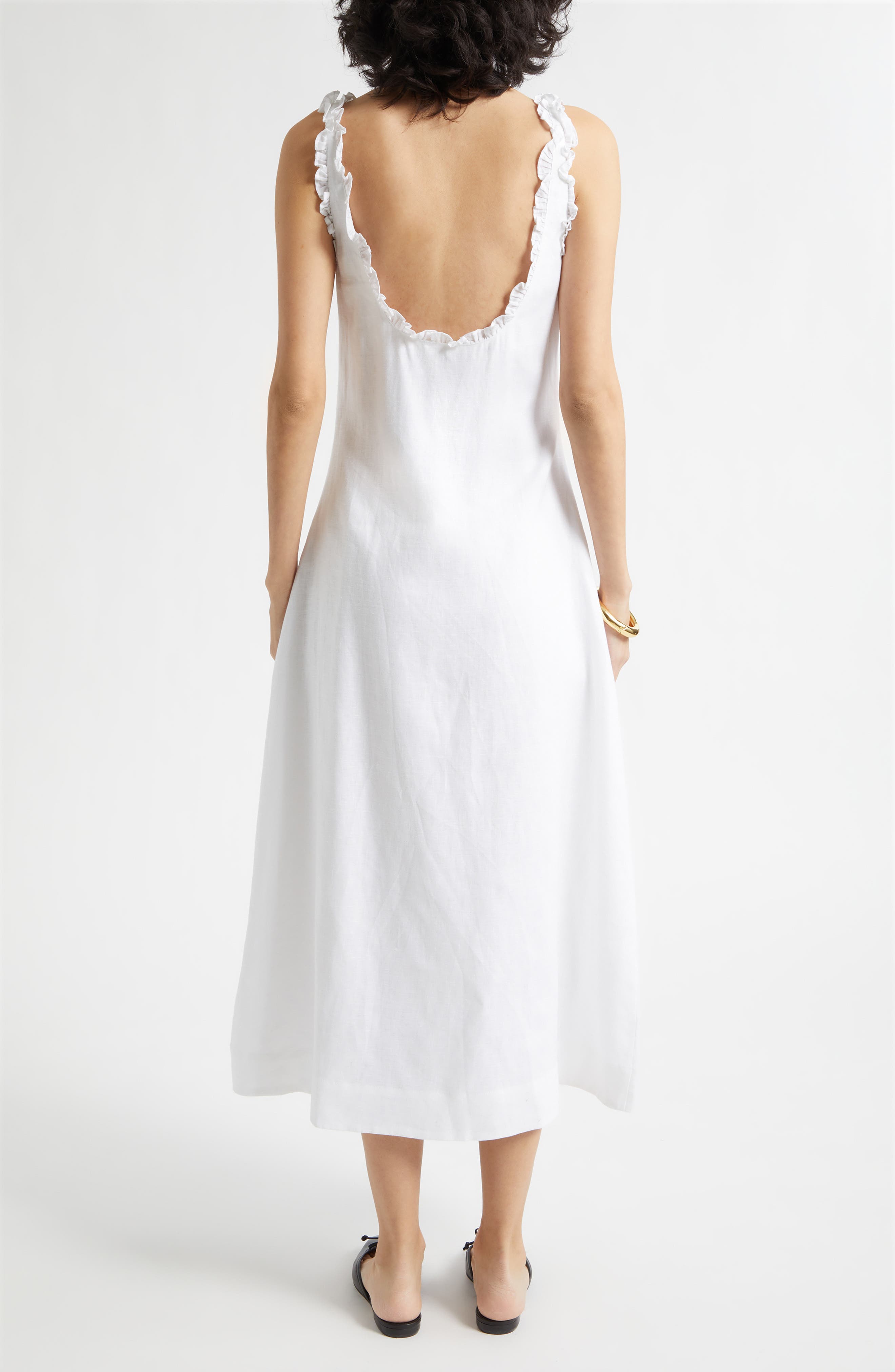 Florence Sleeveless Linen Maxi Dress - image 2
