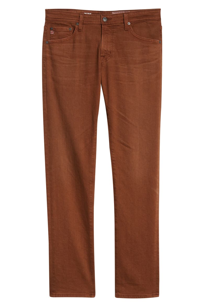 Tellis Slim Fit Jeans, Alternate, color, 7 YEARS SULFUR DUSTY AUBURN