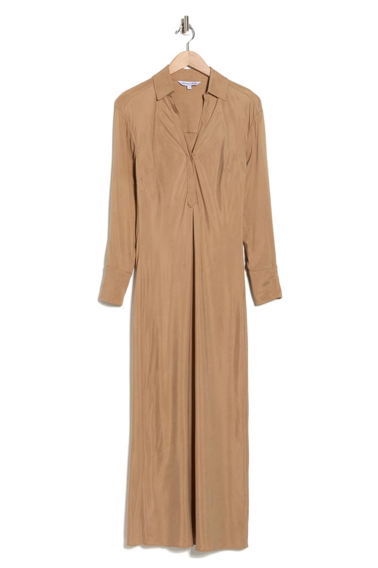 Liberty Long Sleeve Maxi Dress, Alternate, color, RUSSET