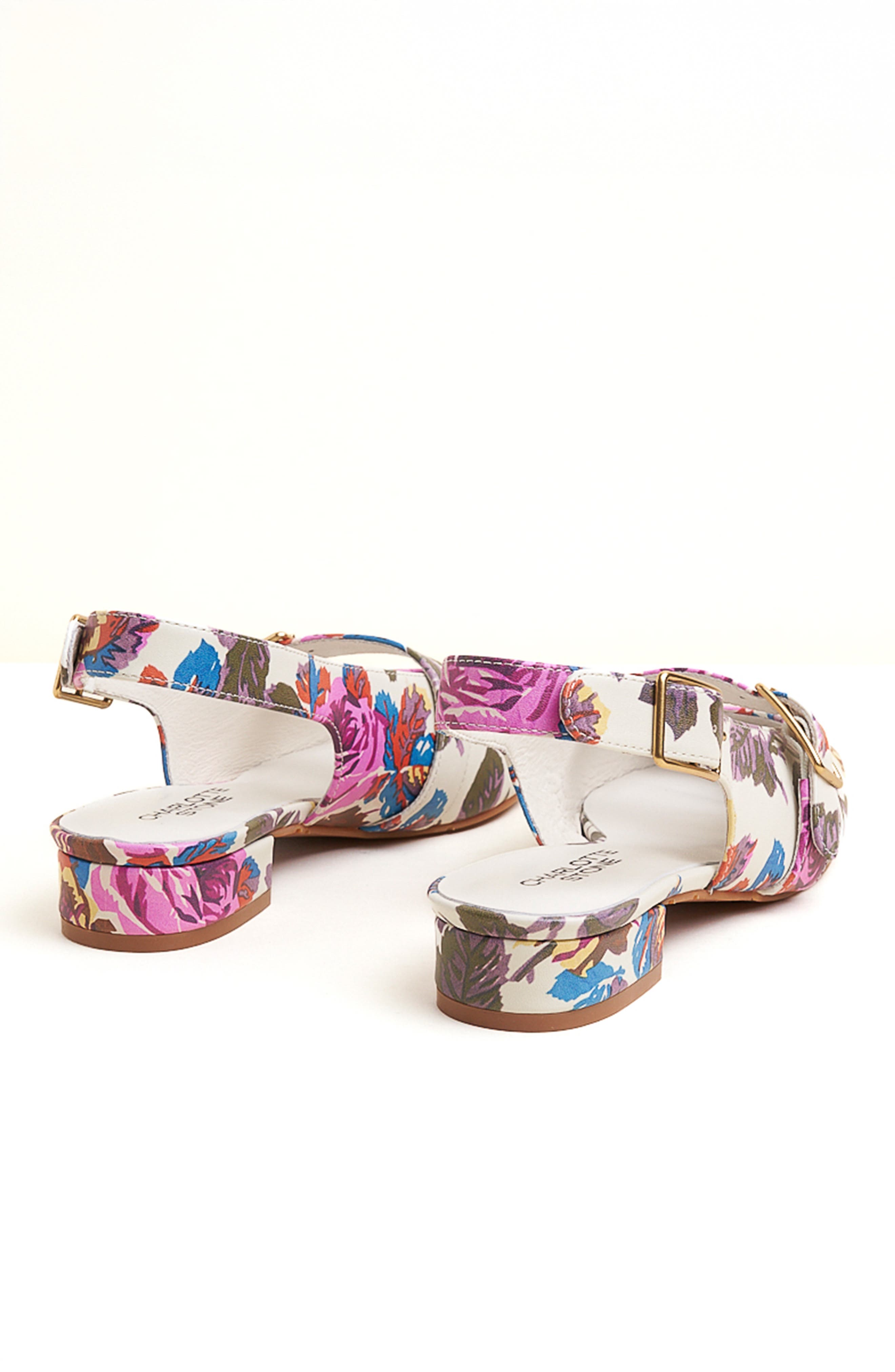 Charlotte Stone Rose Slingback Flat, Alternate, color, 