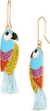 Leith Parrot Drop Earrings