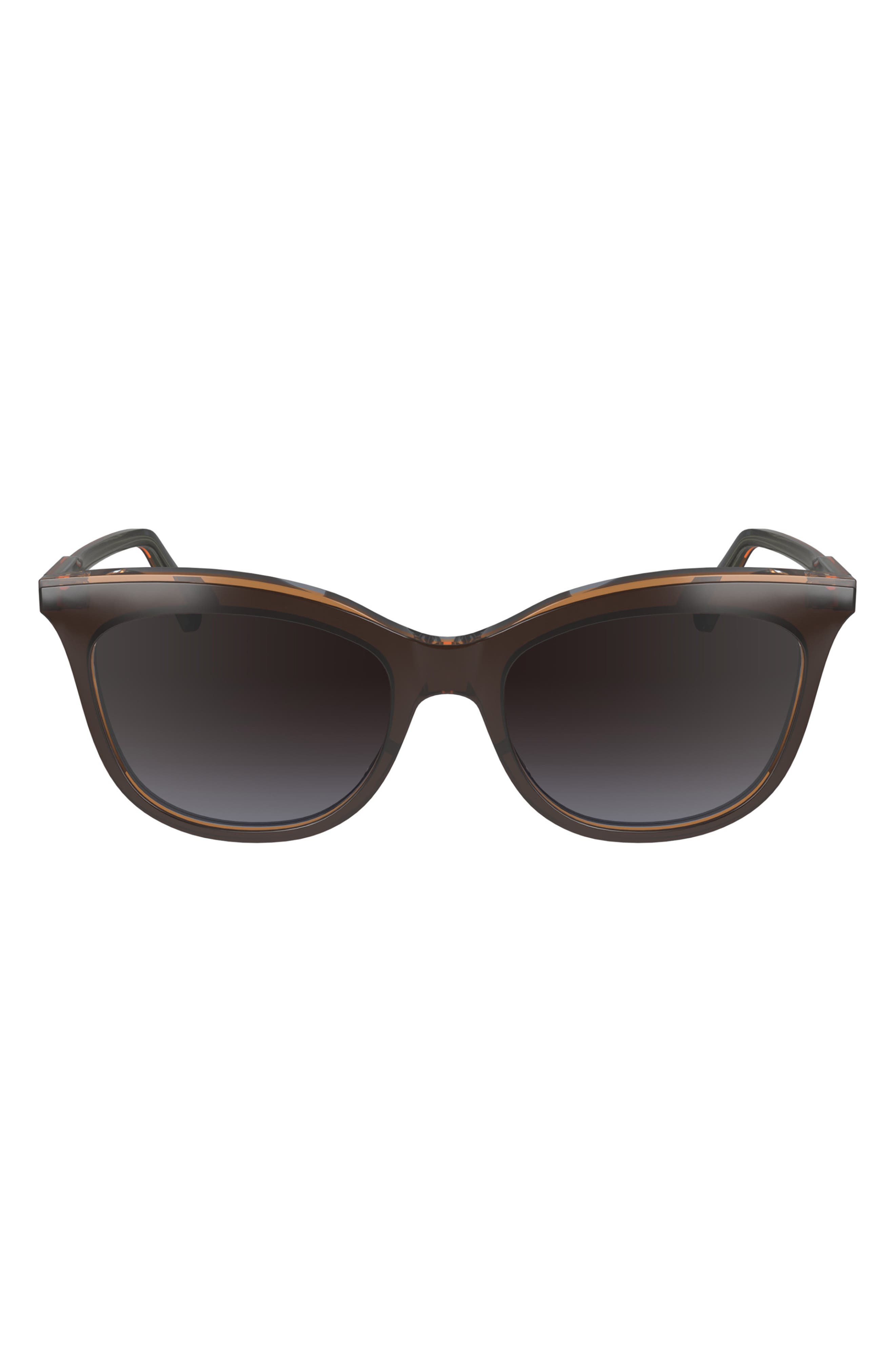 Longchamp 53mm Gradient Cat Eye Sunglasses
